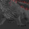 Realistic Dragon Rigged Low Poly 3D Model 3D Model Creature Guard 30