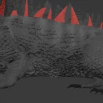 Realistic Dragon Rigged Low Poly 3D Model7