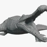 Realistic Sarcosuchus Rigged 3D Model(10)