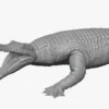 Realistic Sarcosuchus 3D Model Rigged 3D Model Creature Guard 32