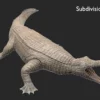 Realistic Sarcosuchus 3D Model Rigged 3D Model Creature Guard 28