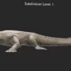 Realistic Sarcosuchus 3D Model Rigged 3D Model Creature Guard 29