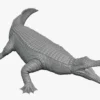 Realistic Sarcosuchus 3D Model Rigged 3D Model Creature Guard 33