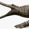 Realistic Sarcosuchus 3D Model Rigged 3D Model Creature Guard 24