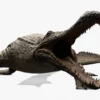 Realistic Sarcosuchus 3D Model Rigged 3D Model Creature Guard 23