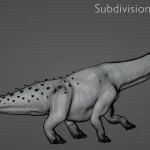 Realistic Titanosaurus Rigged 3D Model(20)