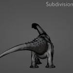 Realistic Titanosaurus Rigged 3D Model(21)