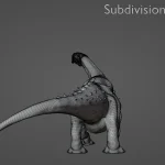 Realistic Titanosaurus Rigged 3D Model(28)