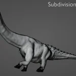 Realistic Titanosaurus Rigged 3D Model(30)