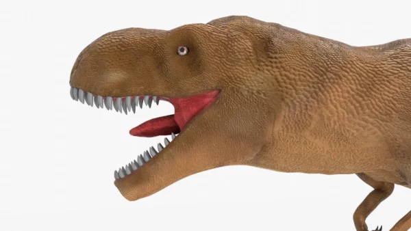 Low Poly Tyrannosaurus Rex 3D Model Rigged 3D Model Creature Guard 8