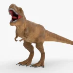 Realistic Tyrannosaurus Rex Rigged Low Poly(10)