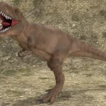 Realistic Tyrannosaurus Rex Rigged Low Poly(12)