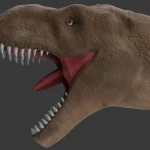 Realistic Tyrannosaurus Rex Rigged Low Poly(13)