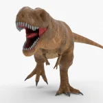 Realistic Tyrannosaurus Rex Rigged Low Poly(2)