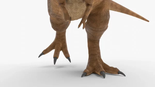 Low Poly Tyrannosaurus Rex 3D Model Rigged 3D Model Creature Guard 12