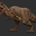 Realistic Tyrannosaurus Rex Rigged(1)