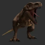 Realistic Tyrannosaurus Rex Rigged(10)