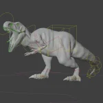 Realistic Tyrannosaurus Rex Rigged(12)