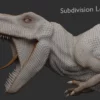 Realistic Tyrannosaurus Rex 3D Model Rigged Low Poly 3D Model Creature Guard 43