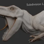 Realistic Tyrannosaurus Rex Rigged(19)