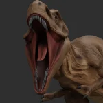 Realistic Tyrannosaurus Rex Rigged(3)