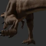 Realistic Tyrannosaurus Rex Rigged(6)