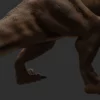 Realistic Tyrannosaurus Rex 3D Model Rigged Low Poly 3D Model Creature Guard 36