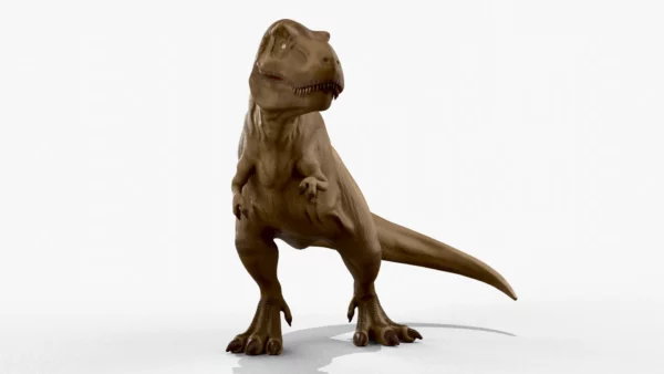Tyrannosaurus Rigged and Animated 3D Model 3D Model Creature Guard 11