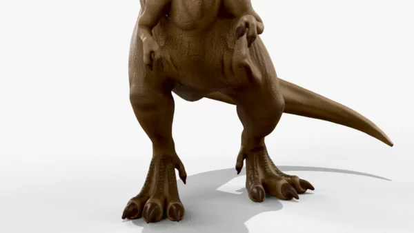 Tyrannosaurus Rigged and Animated 3D Model 3D Model Creature Guard 13