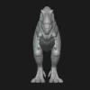 Tyrannosaurus Rigged and Animated 3D Model 3D Model Creature Guard 57