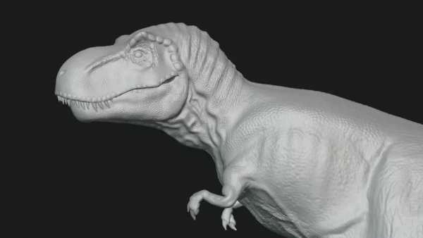 Tyrannosaurus Rigged and Animated 3D Model 3D Model Creature Guard 23