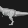 Tyrannosaurus Rigged and Animated 3D Model 3D Model Creature Guard 66