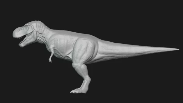 Tyrannosaurus Rigged and Animated 3D Model 3D Model Creature Guard 29