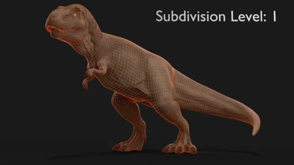 Tyrannosaurus Rigged and Animated 3D Model 3D Model Creature Guard 31