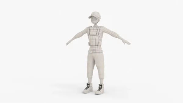 Low Poly Rigged Robot 3D Model 3D Model Creature Guard 14