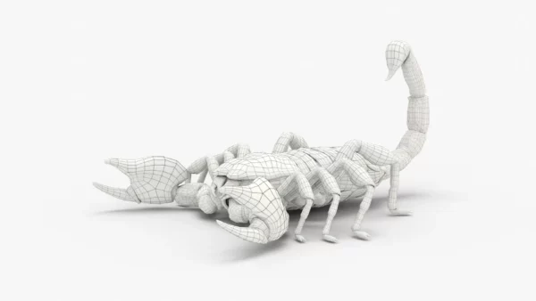 Realistic Scorpion Rigged 3D Model 3D Model Creature Guard 12