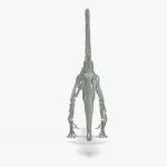 Spinosaurus Rigged Basemesh Skeleton(18)