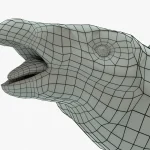 Stegosaurus Rigged Basemesh Skeleton(11)