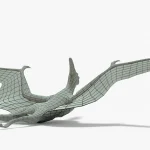 Stegosaurus Rigged Basemesh Skeleton(8)