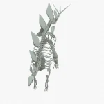 Stegosaurus Rigged Skeleton(13)