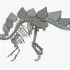 Stegosaurus Skeleton 3D Model