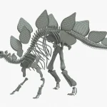 Stegosaurus Rigged Skeleton(17)
