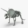 Triceratops Rigged Skeleton 3D Model 3D Model Creature Guard 46