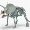Triceratops Rigged Skeleton 3D Model 3D Model Creature Guard 32