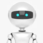 White Robot Rigged 3D Model(8)