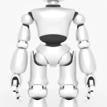 White Robot Rigged 3D Model(9)