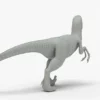Realistic Velociraptor Rigged 3D Model 3D Model Creature Guard 25