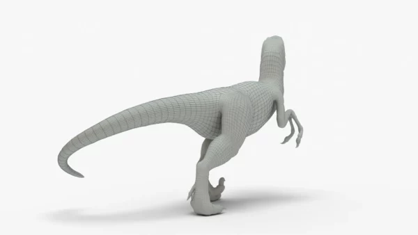 Realistic Velociraptor Rigged 3D Model 3D Model Creature Guard 12