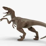 realistic velociraptor 3d model(7)