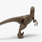 realistic velociraptor 3d model(8)